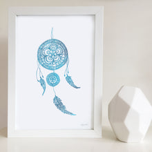 Dreamcatcher watercolour artwork by Hayley Lauren Design