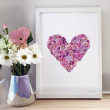 Think Pink Floral Collection Wall Art Prints