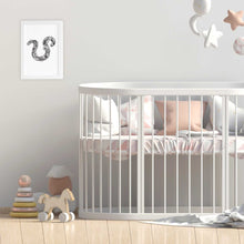Leo star sign art print by Hayley Lauren Design for nursery or kids bedroom 