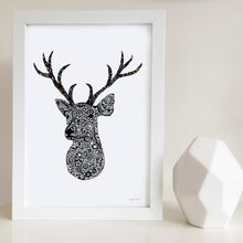antler artwork for baby room or kids bedroom 