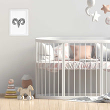Aries artwork for nursery or kids bedroom made by Hayley Lauren design in Australia 