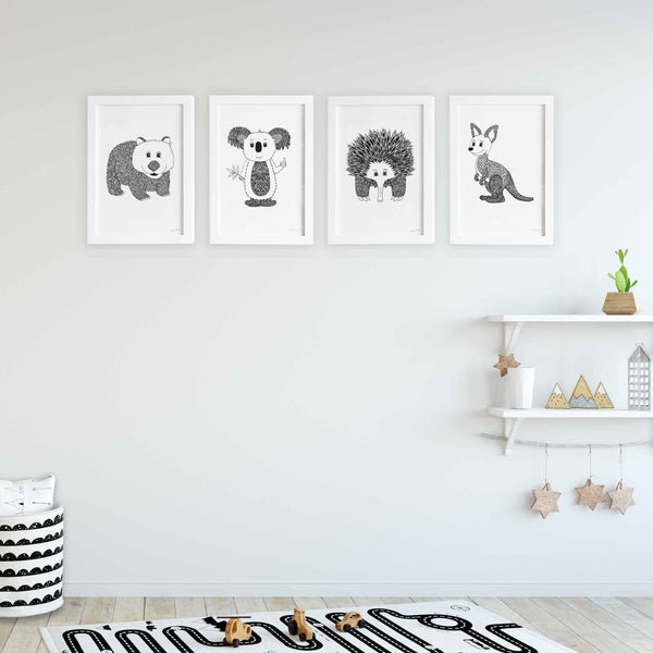 idea for Australian animal themed nursery or kids bedroom 