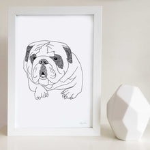 Bulldog Art Print