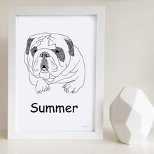 Bulldog Art Print
