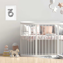 Capricorn star sign art print nursery room by Hayley Lauren design 