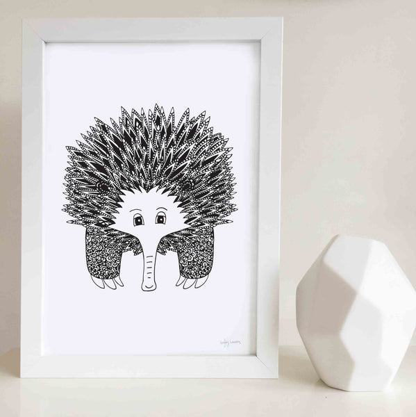 echidna nursery or kids bedroom wall art