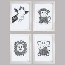 Jungle Nursery Art Prints by Hayley Lauren Design 