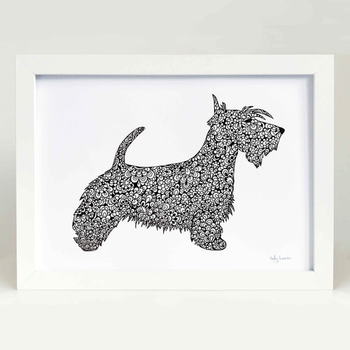 Scottish Terrier Dog Art Print